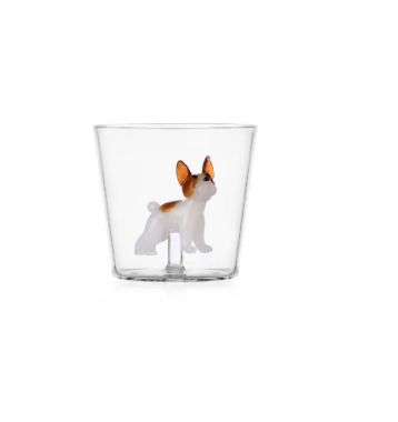 Bicchiere Ichendorf Milano in Vetro TUMBLER FRENCH BULLDOG - TUMBLER FRENCH BULLDOG